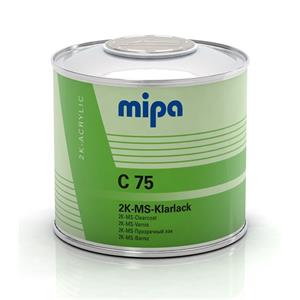 MIPA 2K Klarlack C 75 0,5 l, lesklý bezfarebný lak                              